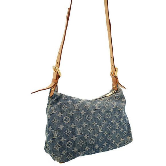 Louis Vuitton Long Shoulder Monogram PM Baggy Bag Denim - Picture 1 of 8